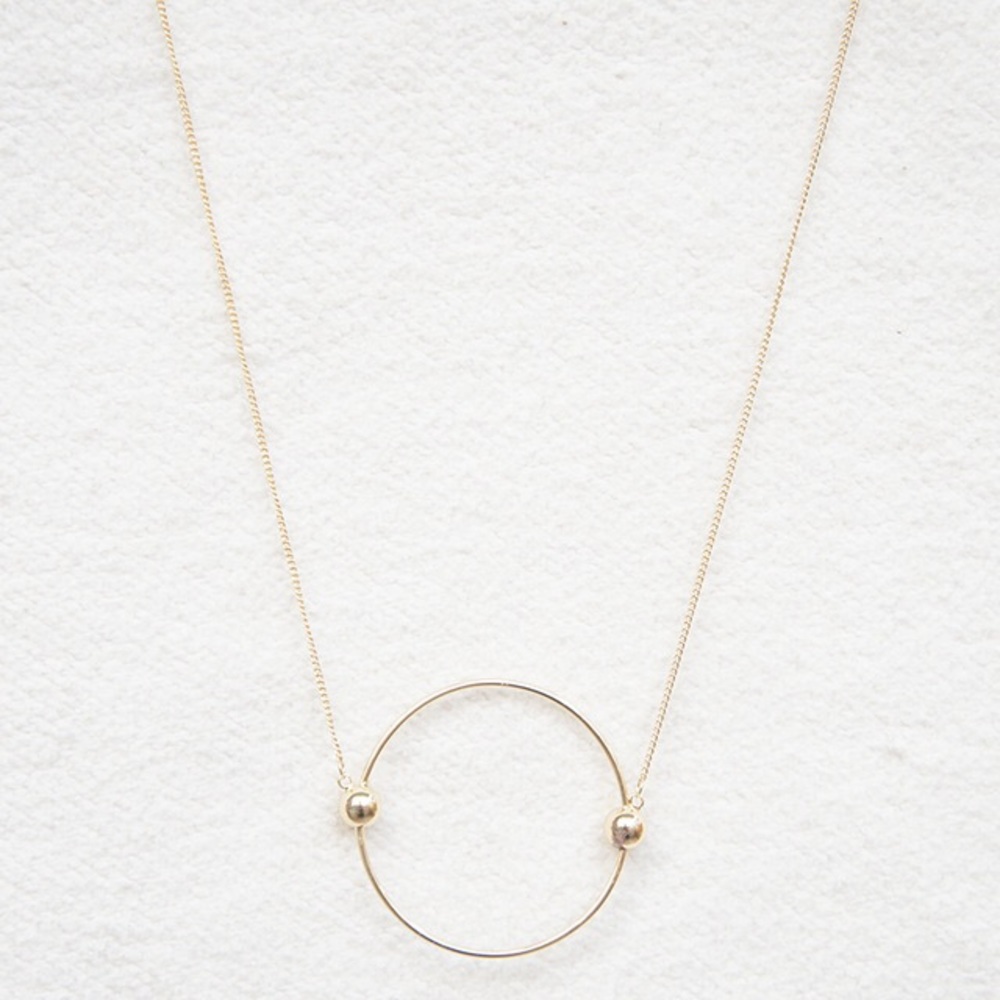Circular Long Necklace